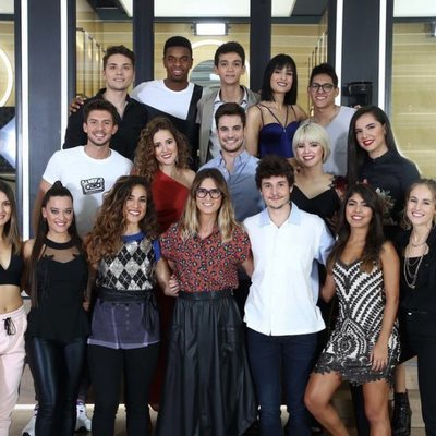 Todos los concursantes de 'OT 2018' con la directora de la Academia