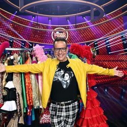 Ángel Llàcer posa como jurado de 'Tu cara me suena'