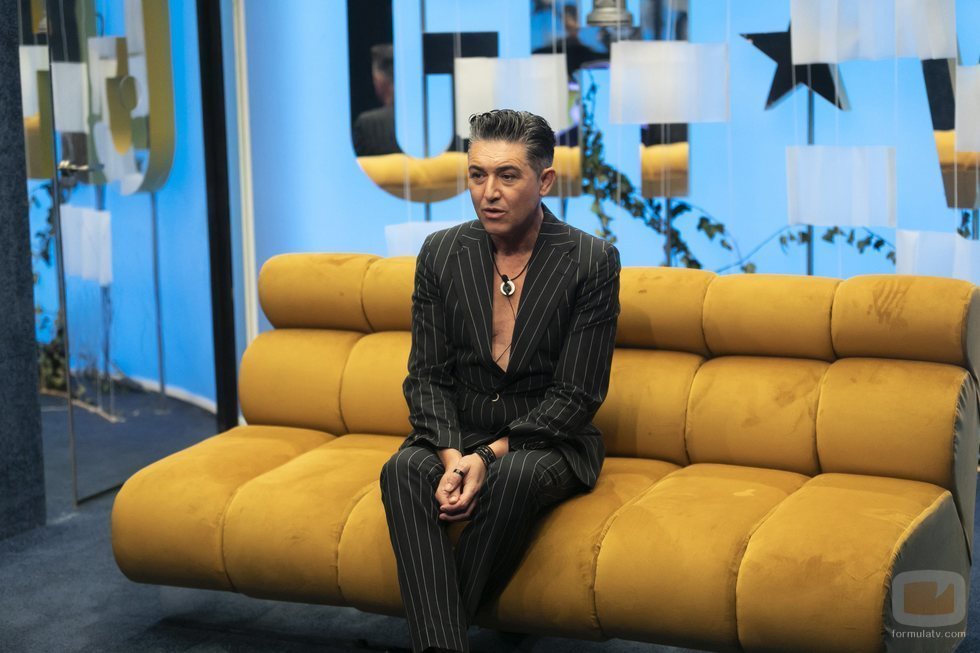 Ángel Garó en el confesionario durante la gala 3 de 'GH VIP 6'