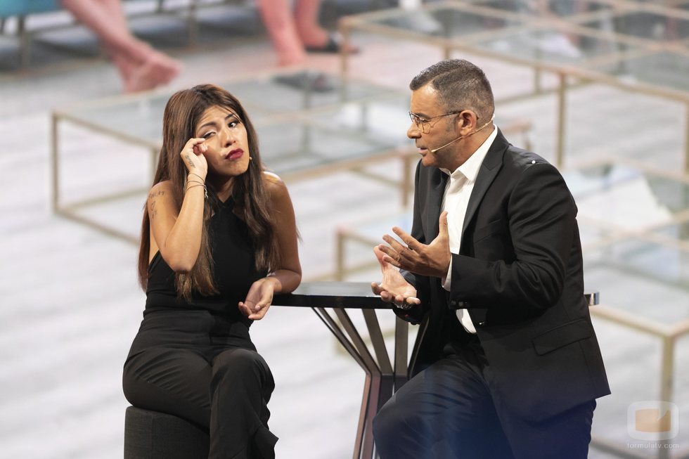 Chabelita Pantoja muy emocionada en la entrevista durante la gala 3 de 'GH VIP 6'