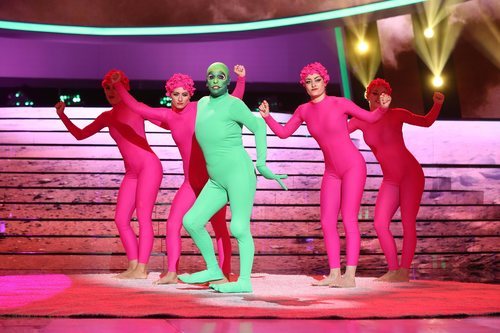 Anabel Alonso imita a El Chombo en la gala 1 de 'Tu cara me suena'