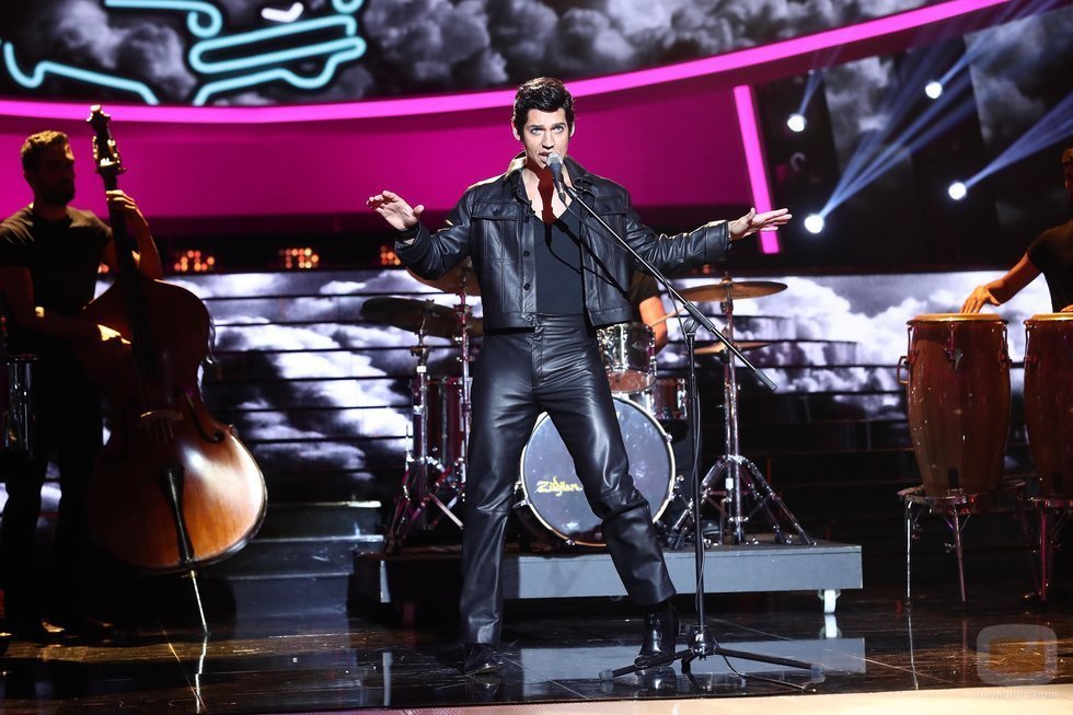 Carlos Baute imita a Elvis Presley en la gala 1 de 'Tu cara me suena'