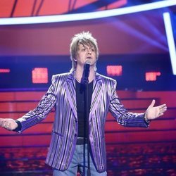 Manu Sánchez imita a Rod Stewart en la gala 1 de 'Tu cara me suena'