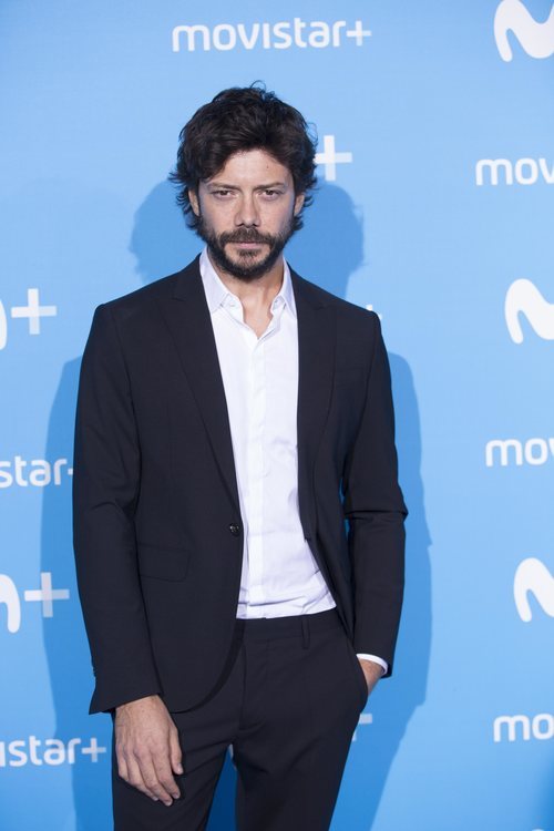 Álvaro Morte, Óscar en 'El embarcadero', en el Upfront Movistar+ 2018