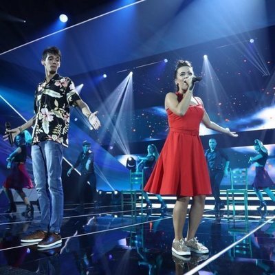 Dave y Noelia en la Gala 2 de 'OT 2018'