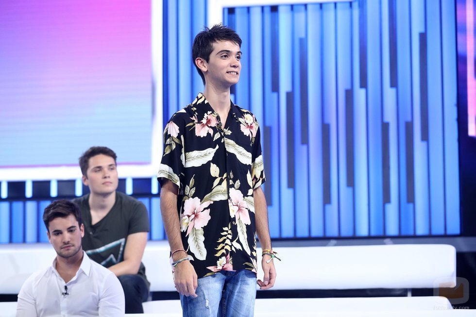 Dave al ser nominado en 'OT 2018'