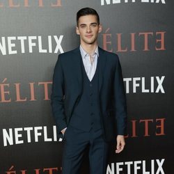 Álvaro Rico en la premiere de 'Élite'