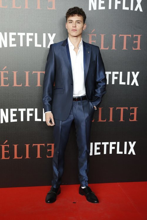 Arón Piper en la presentación en 'Élite'