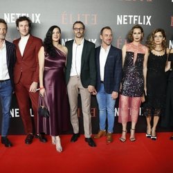 Reparto adulto de 'Élite' en la premiere de la serie