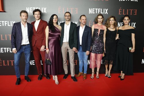 Reparto adulto de 'Élite' en la premiere de la serie