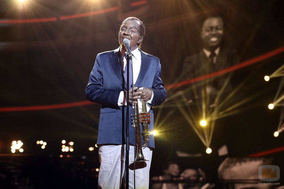 Belinda Washington es Louis Armstrong en la gala 2 de 'Tu cara me suena'