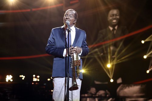 Belinda Washington es Louis Armstrong en la gala 2 de 'Tu cara me suena'