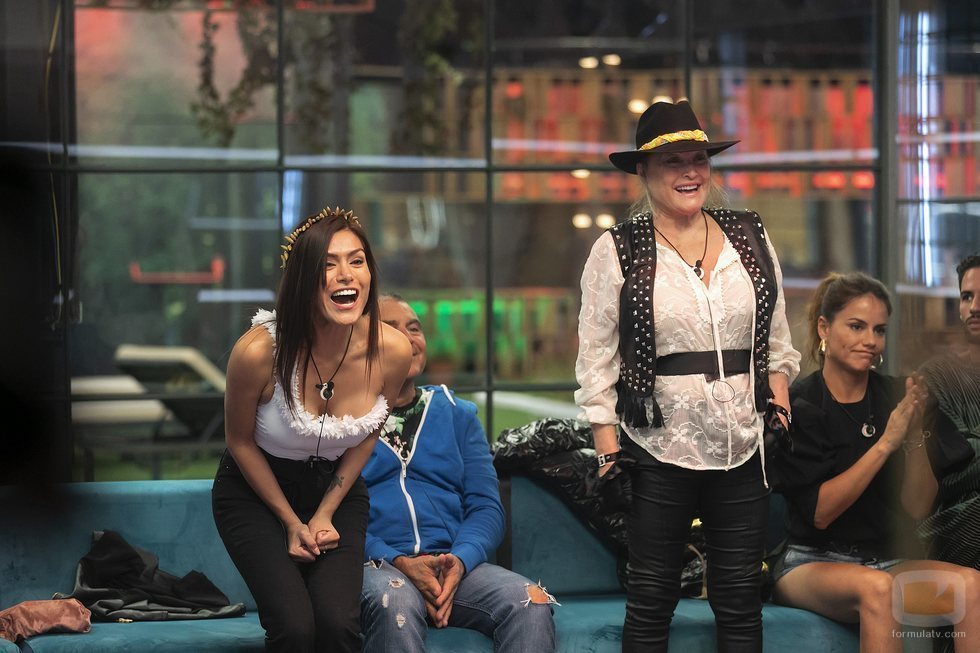 Miriam Saavedra y Aramís Fuster en la Gala 4 de 'GH VIP 6