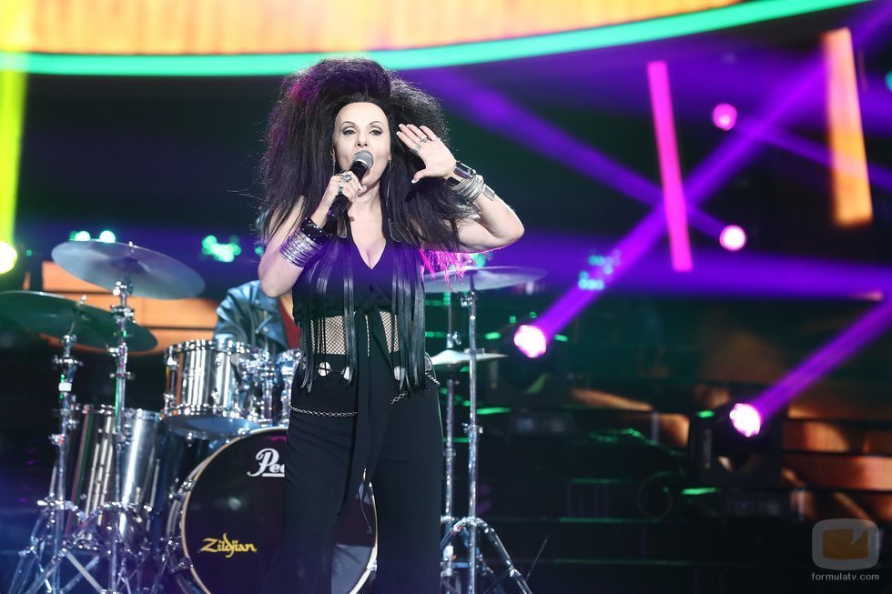 Anabel Alonso imitando a Alaska en la Gala 3 de 'Tu cara me suena 7'