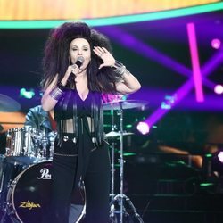 Anabel Alonso imitando a Alaska en la Gala 3 de 'Tu cara me suena 7'