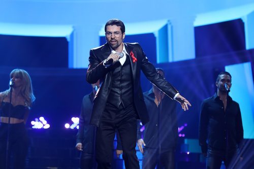 Jordi Coll imitando a George Michael en la Gala 3 de 'Tu cara me suena 7'