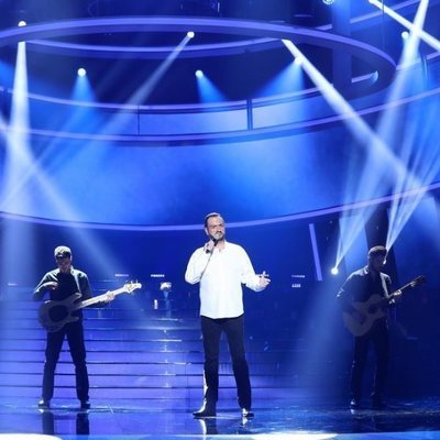 Manu Sánchez en su actuación de la Gala 3 de 'Tu cara me suena 7'