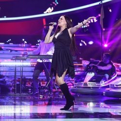 María Villalón es Ángeles de Camela en la Gala 3 de 'Tu cara me suena 7'