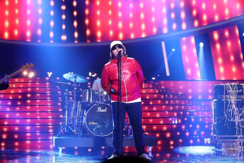 Brays Efe como Oasis en la Gala 3 de 'Tu cara me suena 7'