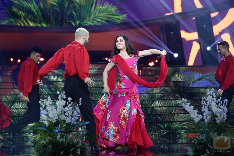 Soraya Arnelas es Isabel Pantoja en la Gala 3 de 'Tu cara me suena 7'