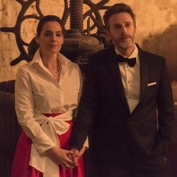 Rocío Muñoz-Cobo y Ramón Esquinas en la primera temporada de 'Élite'