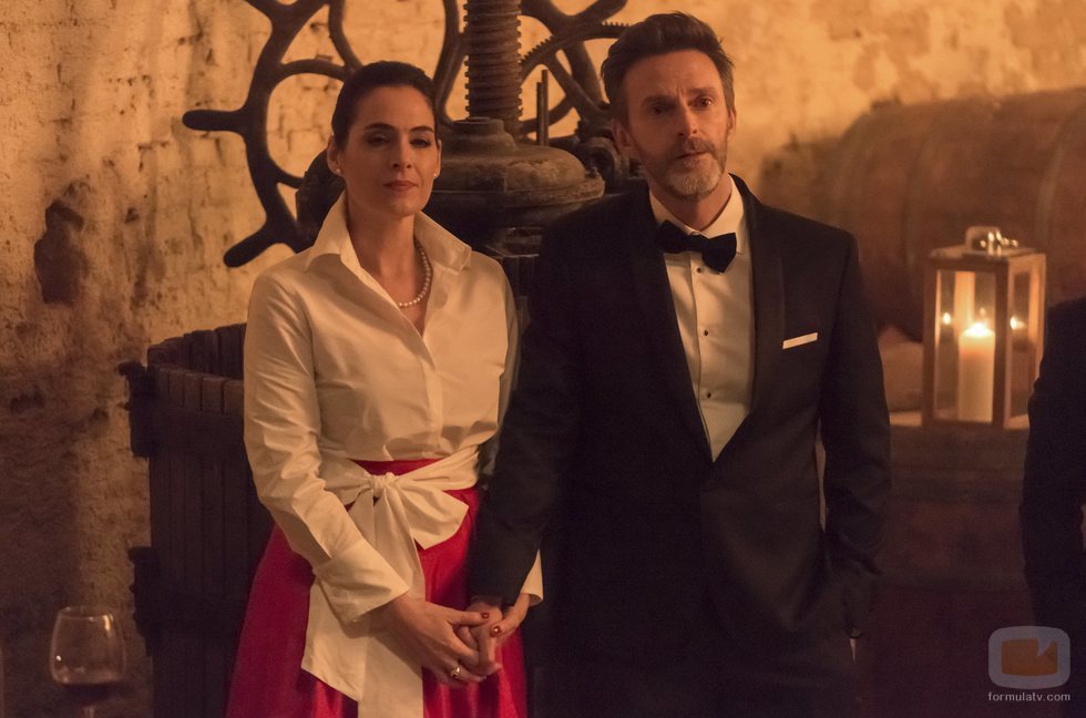Rocío Muñoz-Cobo y Ramón Esquinas en la primera temporada de 'Élite'