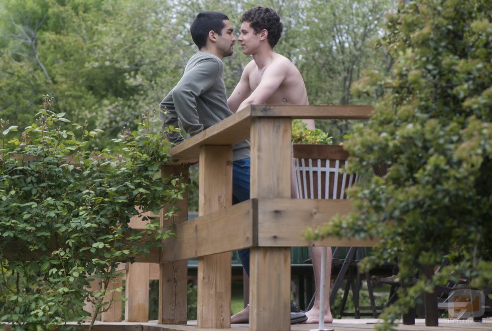 Omar y Ander en una escena de la primera temporada de 'Élite'