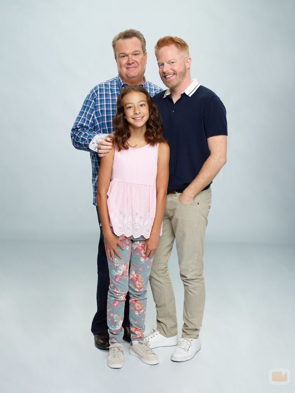 La familia Tucker-Pritchett posa para la décima temporada de 'Modern Family'