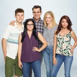 La familia Dunphy posa para la décima temporada de 'Modern Family'