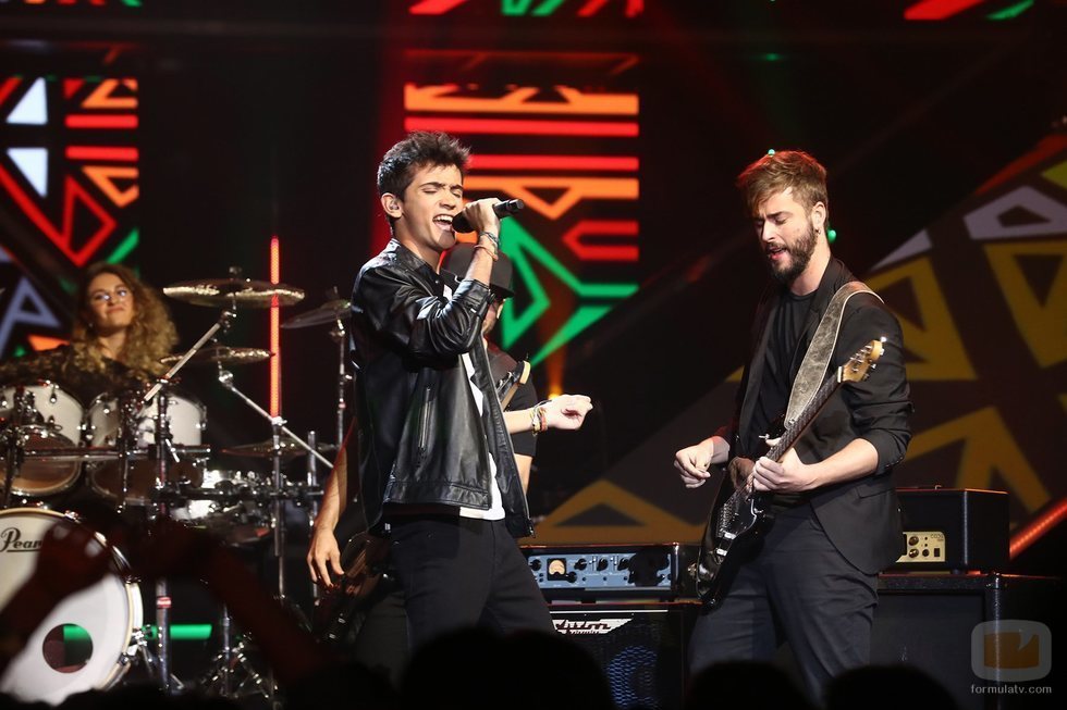 Dave actuando en la Gala 3 de 'OT 2018'