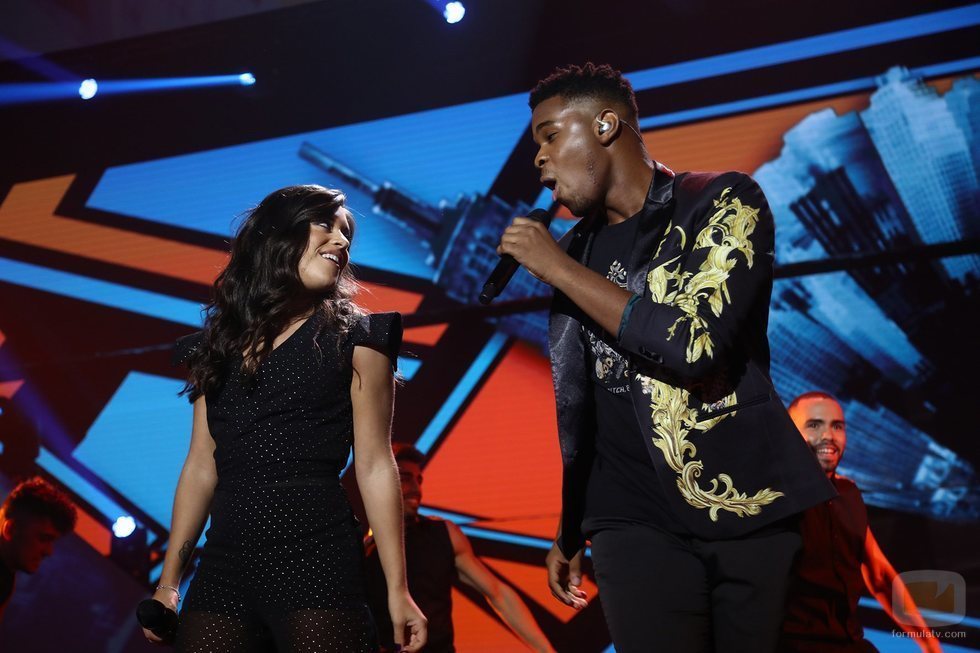 Noelia y Famous cantan juntos en la Gala 3 de 'OT 2018'