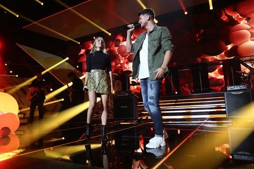 Carlos Right y María cantan en la Gala 3 de 'OT 2018'