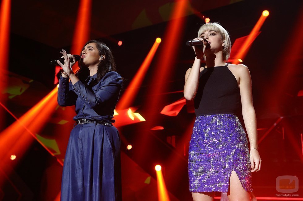 Marta y Alba en la Gala 3 de 'OT 2018'