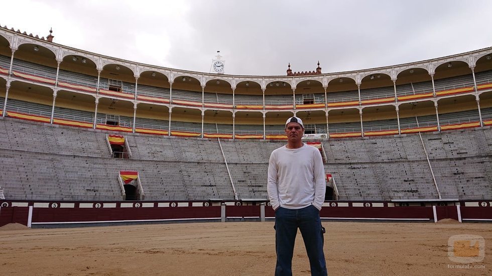 Frank Cuesta en una plaza de toros