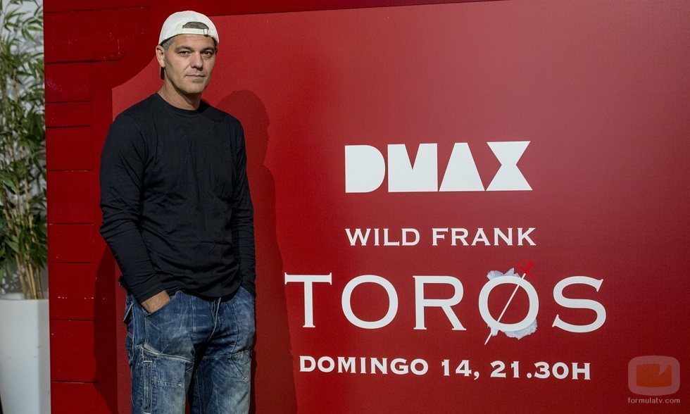 Frank Cuesta presentando 'Wild Frank: Toros'