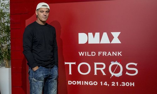 Frank Cuesta presentando 'Wild Frank: Toros'
