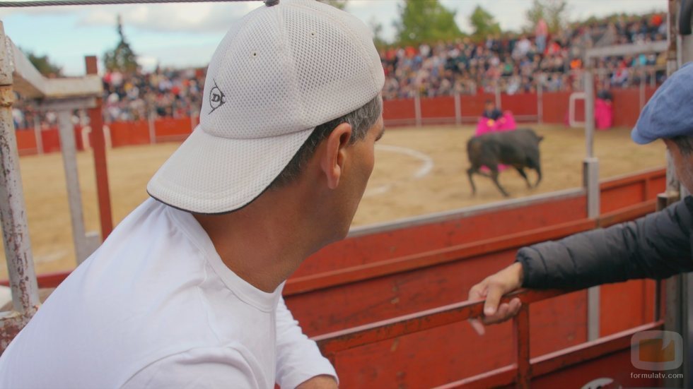 Frank Cuesta asiste a una corrida de toros