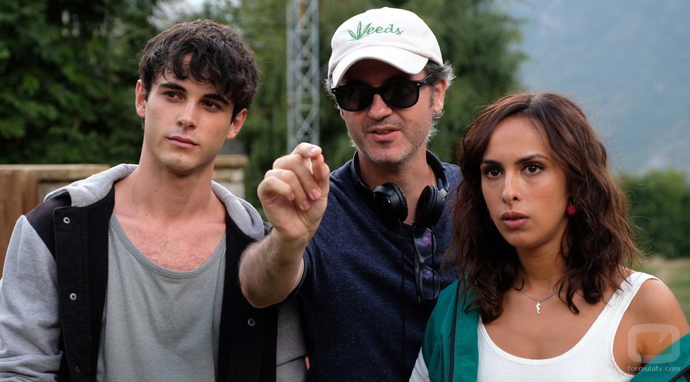 David Solans, Álvaro Ron y Laura Moray en la serie 'La caza. Monteperdido'