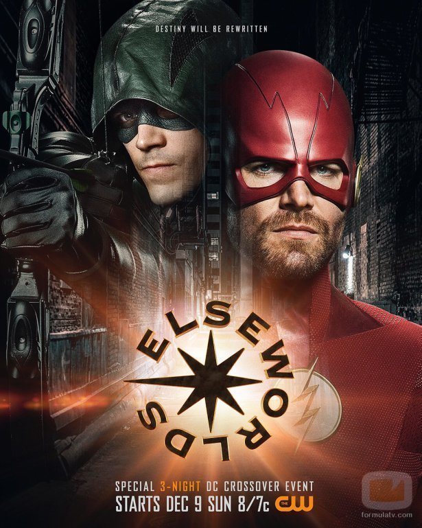 Primer póster de "Elseworlds", el crossover del Arrowverso de The CW en la temporada 2018-19