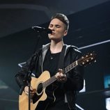 Damion cantando en la Gala 4 de 'OT 2018'