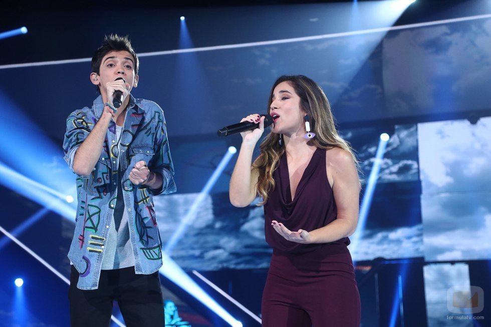 Julia y Dave en su dúo de la Gala 4 de 'OT 2018'