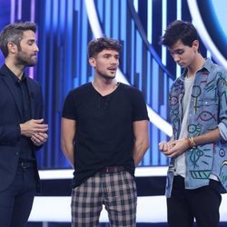 Roberto Leal junto a los nominados de la Gala 4 de 'OT 2018'