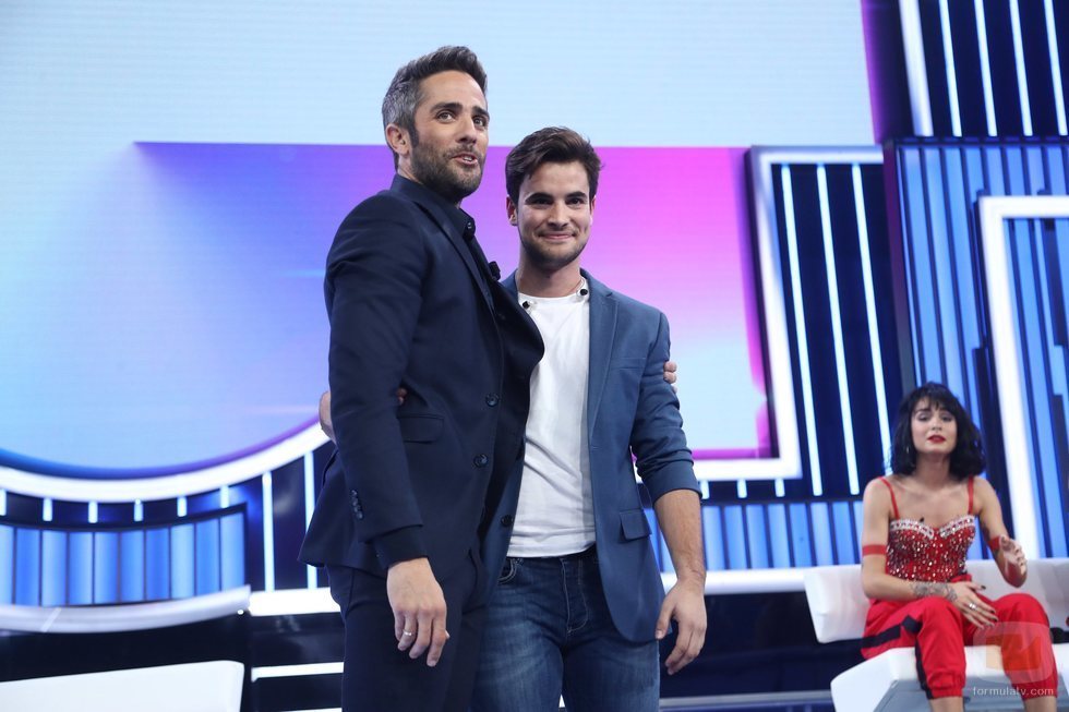 Roberto Leal junto a Joan Garrido antes de abandonar 'OT 2018'