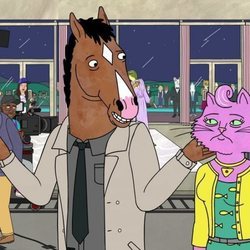 Bojack y Princess Carolyn durante un rodaje en la quinta temporada de 'BoJack Horseman'