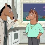 BoJack y Hollyhock en la temporada 5 de 'BoJack Horseman'