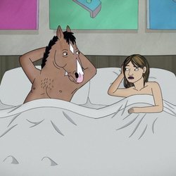 BoJack tras acostarse con Gina en la quinta temporada de 'BoJack Horseman'