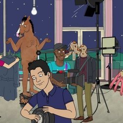 Un rodaje durante la quinta temporada de 'BoJack Horseman'