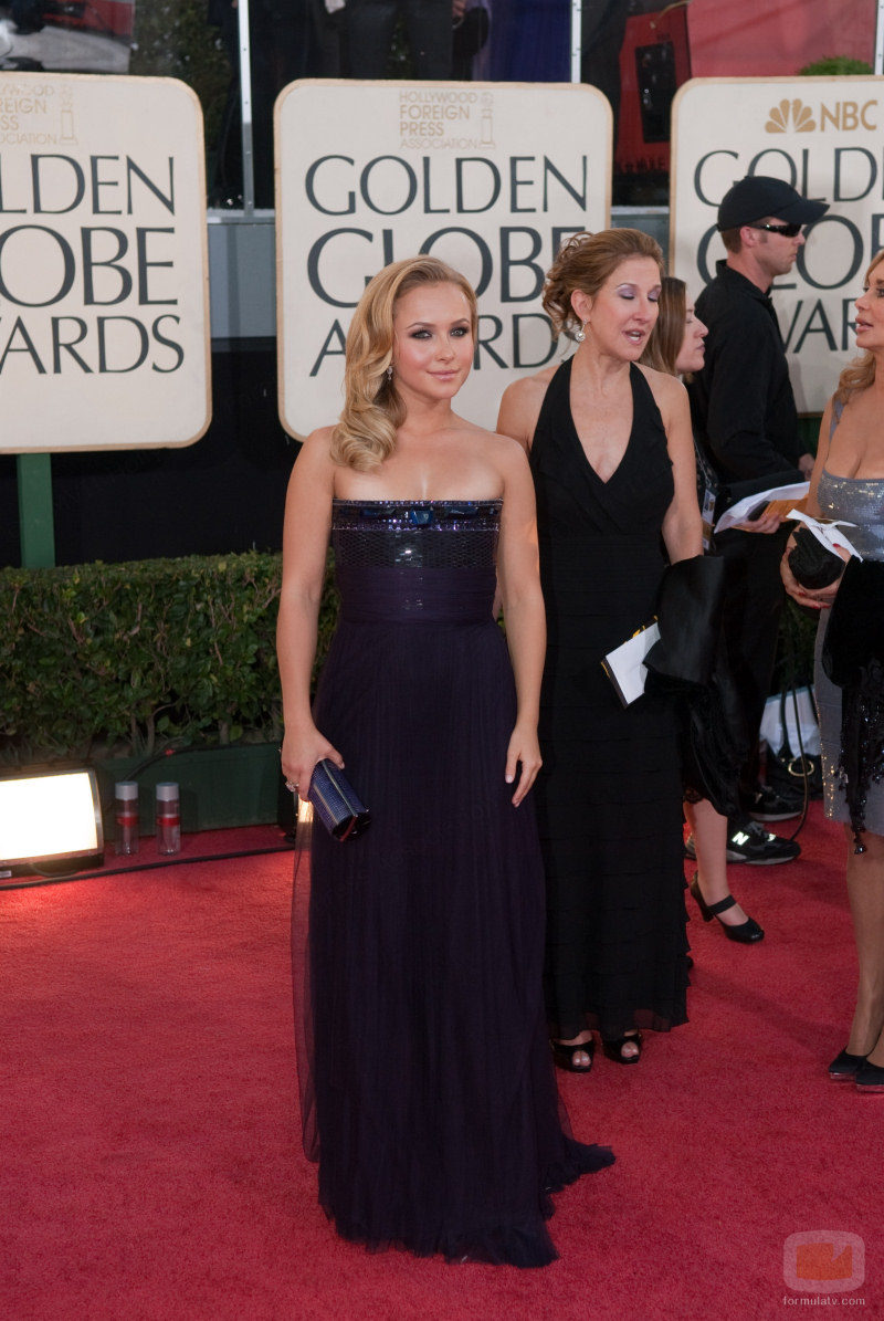 Hayden Panettiere deslumbrante en los Globos de Oro 2009