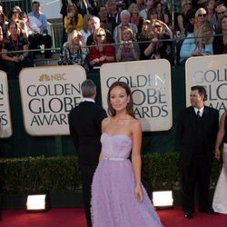 Olivia Wilde en los Globos de Oro 2009