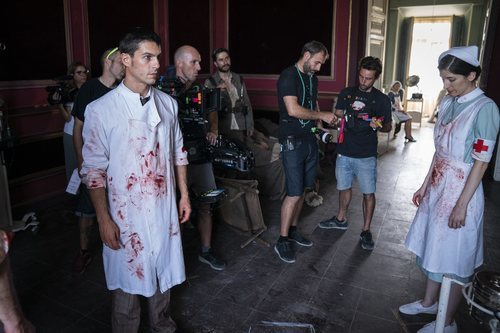 Rodaje del capítulo 2x05 de 'Estoy vivo' con Alejo Sauras como el Enlace